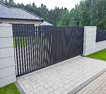 Ogrodzenia aluminiowe grzebieniowe